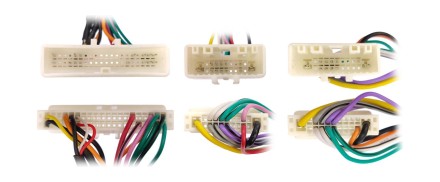 Комплект проводов для установки магнитолы в Nissan 2014+ (основной, антенна, мультируль, CAN, CAM360)