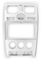 Рамка для установки в LADA Priora 2007-2014 (часы сверху / серебристая) дисплея 9 дюймов Рамка для установки в LADA Priora 2007-2014 (часы сверху / серебристая) дисплея 9 дюймов