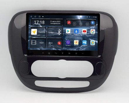 Головное устройство 9 дюймов KIA Soul (2013-2018) без климат-контроля Redpower 710 серии