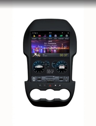 Головное устройство для Ford Ranger (2011-2015) Tesla-Style