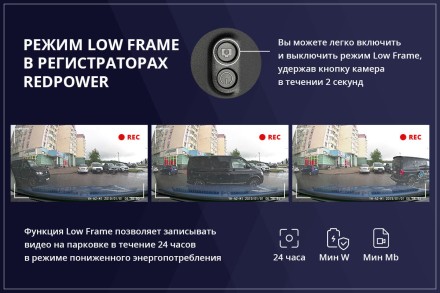 Видеорегистратор RedPower CatFish Light 6190 для подключения к магнитолам по WiFi. Тип 1