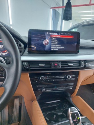 Монитор Android 12,3 дюймов для BMW X5/X6 (F15/F16) 2017-2019 NBT-EVO