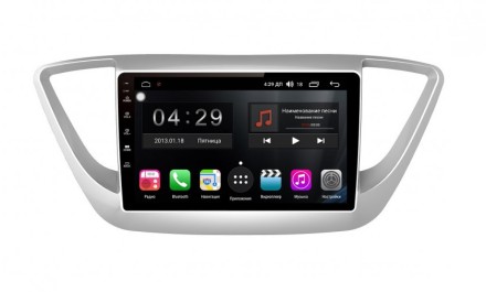 Магнитола для Hyundai Solaris 2 2017-2020 Compas S400 (Топ класс)