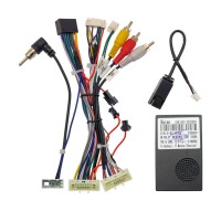 Комплект проводов для установки магнитолы в Nissan 2014 - 2020 (осн., ант., мультируль, CAN, CAM360) RZC