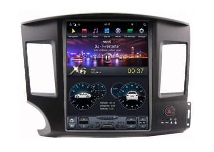 Головное устройство Mitsubishi Lancer X (2007-2016) Tesla-Style