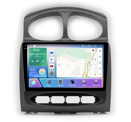 Магнитола для Hyundai Santa Fe 2000-2012 Compas S400 (Топ класс) с 2K экраном