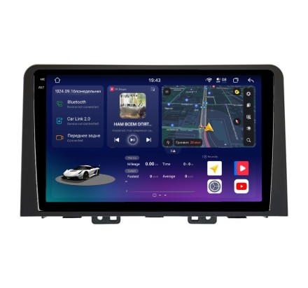 Магнитола для Hyundai Staria 2021+ (монохром) Compas S500 (Топ класс) 2K с модулем кругового обзора