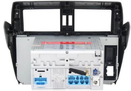 Штатное головное уcтройcтво (магнитола) Toyota Land Cruiser Prado 150 с поддержкой кругового обзора (2014+) Compass MKD