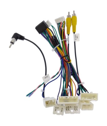 Комплект проводов для установки магнитолы в Toyota 2012 + (основной, антенна, мультируль, CAN, CAM, AMP)