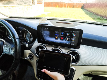 Монитор Android 10,25 дюймов для Mercedes-Benz A/B/C/CLA/CLS/G/GLA/GLC/V260/X-Класс 2014-2019 NTG 5.0/5.1