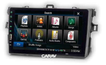 Рамка переходная TOYOTA Corolla (07-13) для дисплея 9 дюймов