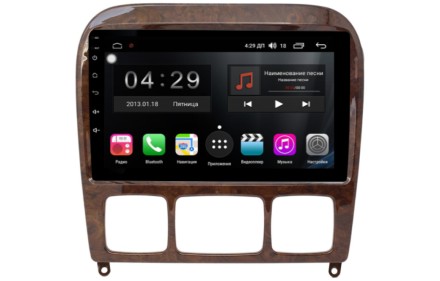 Магнитола на Андроид для Mercedes Benz S-класс W220 (1998-2005) COMPASS TSN-2K, 4G, DSP, CarPlay