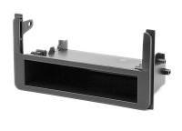 Рамка переходная 1din Toyota Универсальная Черная + карман