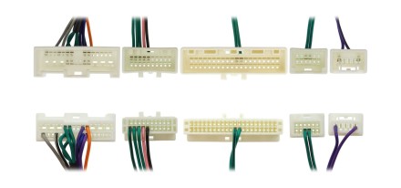 Комплект проводов для установки магнитолы в Toyota Harrier 2003 - 2013, Lexus RX 2003 - 2009 (основной, CAN, AMP)