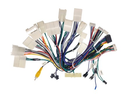 Комплект проводов для установки магнитолы в Toyota Harrier 2003 - 2013, Lexus RX 2003 - 2009 (основной, CAN, AMP)