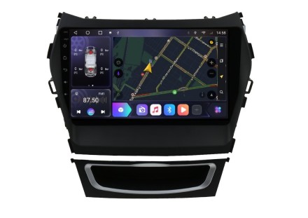 Штатная магнитола Hyundai Santa Fe III DM (12-19), Ownice OL с поддержкой кругового обзора с SIM 4G + HI-FI с DSP, Carplay