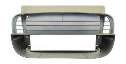 Рамка переходная Fiat 500 (2007-2015) Белая для установки дисплея 9 дюймов