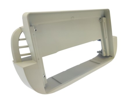 Рамка переходная Fiat 500 (2007-2015) Белая для установки дисплея 9 дюймов