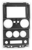 Рамка переходная в JEEP Wrangler 2007-2010 (2 двери) для дисплея 9 дюймов