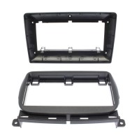 Рамка переходная Fiat 500 (2015+) Черная для установки дисплея 9 дюймов