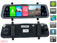 Зеркало заднего вида AVS0909DVR на Android с монитором, видеорегистратором и камерой заднего вида