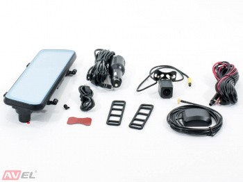 Зеркало заднего вида AVS0909DVR на Android с монитором, видеорегистратором и камерой заднего вида