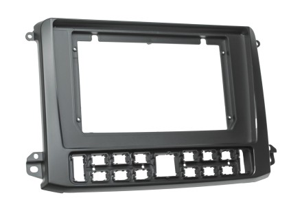 Рамка для установки в ГАЗ Газель НН (GAZ Gazelle NN) 2019+ для дисплея 10 дюймов (черная)