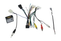 Комплект проводов для установки магнитолы в Toyota 2021+ (основной, антенна, мультируль, CAN, CAM, AMP)