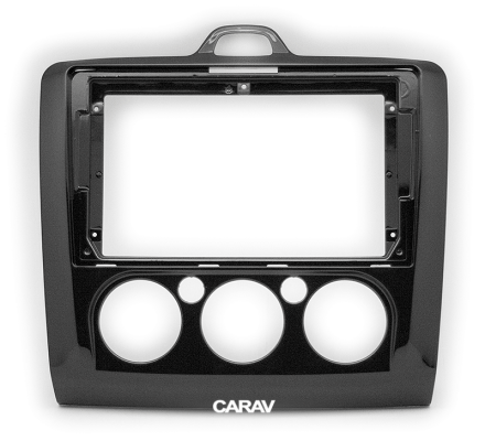 Рамка переходная FORD Focus 2005-2011 (только для а/м без климат контроля) / черный глянцевый цвет