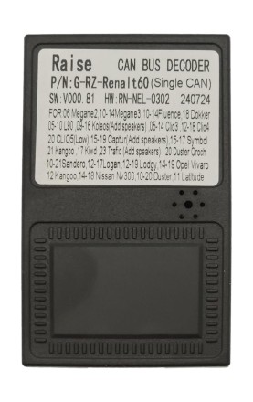 Комплект проводов для установки магнитолы в Renault 2012+ (основной, мультируль, CAM, CAN) RZC