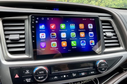 Штатное головное устройство на Андроид 5.1 для Toyota Highlander U50 (14+) 10 дюймов COMPASS KD