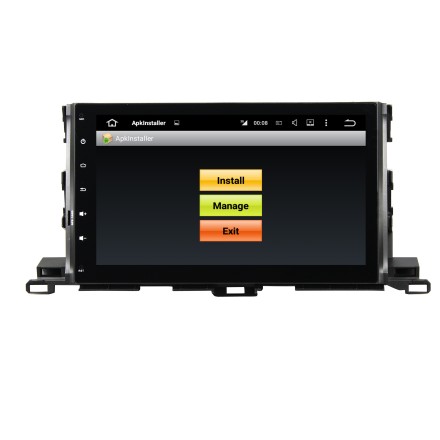 Штатное головное устройство на Андроид 5.1 для Toyota Highlander U50 (14+) 10 дюймов COMPASS KD