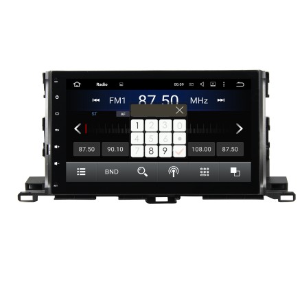 Штатное головное устройство на Андроид 5.1 для Toyota Highlander U50 (14+) 10 дюймов COMPASS KD