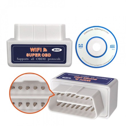 Диагностика автомобиля OBDII адаптер ELM327-Wi-Fi