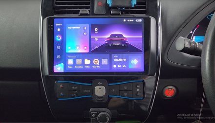 Магнитола на Андроид для Nissan Leaf (09-17) Compas S300 (Средняя версия)