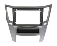Переходная рамка в Subaru Outback, Legacy 2009 - 2013 (левый руль,Черная) для дисплея 9 дюймов