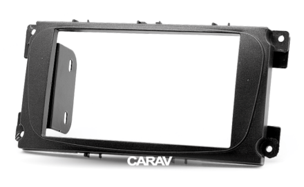Рамка переходная 2din Ford Focus II, Mondeo, S-Max, C-Max (07+), Galaxy (06+), Kuga (08+), Черный с креплением №7