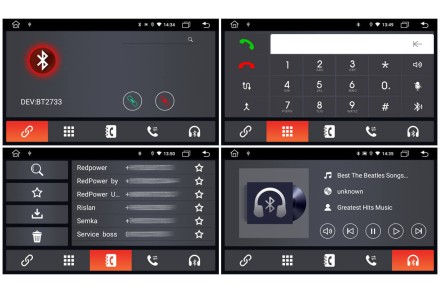 Магнитола для Лада Приора (07-14) Redpower 610 серии 9 дюймов на Андроид 10 черная