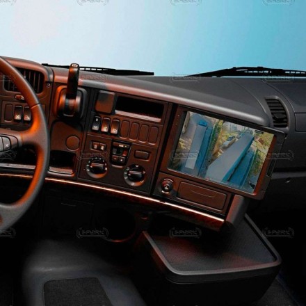 Система кругового обзора 360 градусов для автобусов и грузовиков с функцией видеорегистратора и функцией записи. 4 и более видеокамер