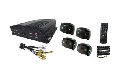 Система кругового обзора 360 градусов для автобусов и грузовиков с функцией видеорегистратора и функцией записи. 4 и более видеокамер