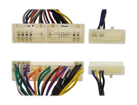 Комплект проводов для установки магнитолы в Hyundai, Kia 2010+ (основной, антенна, CAN2015, CAM 24 pin)