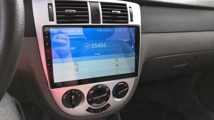 Рамка переходная в CHEVROLET Lacetti 2004-2013; Nubira, Optra 2004-2008; Aveo 2004-2006/ SUZUKI Forenza, Verona 2004-2008/ DAEWOO Gentra 2013-2015 для дисплея 10 дюймов (седан/без климат контроля)