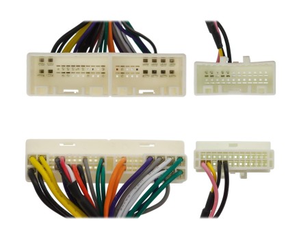Комплект проводов для установки магнитолы в Hyundai, Kia 2010 + (основной,антенна, CAN, CAM 24 pin, USB)