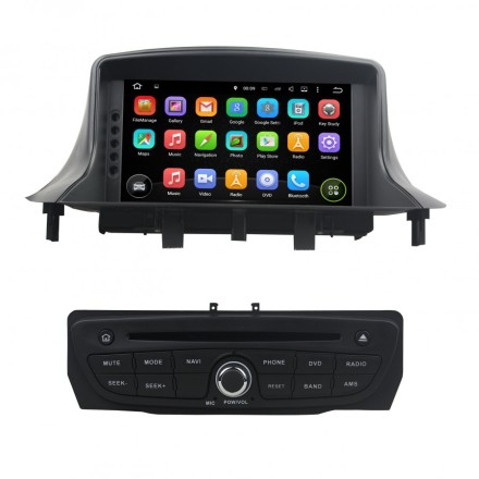 Головное устройство Renault Megane III 2009+, Fluence 2010+ черный COMPASS KD