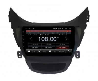 Магнитола на Андроид для Hyundai Elantra (11-13) MD Compass TS 2(3) - 32ГБ под рамку 9 дюймов с SIM 4G + HI-FI с DSP + Carplay 101