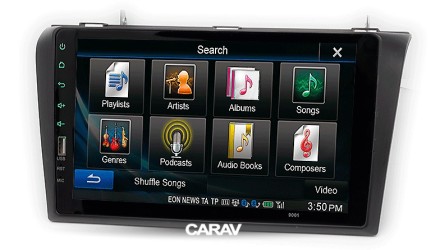 Рамка переходная MAZDA (3) (04-08), Axela (06-08) для дисплея 9 дюймов