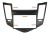 Рамка переходная 2din Chevrolet Cruze (09-13) Black с креплением №2