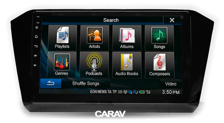 Рамка переходная в VOLKSWAGEN Passat (B8) 2014+ для дисплея 10 дюймов