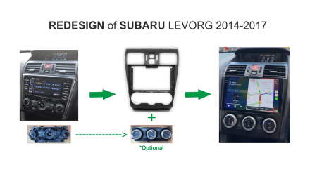 Магнитола на Андроид для Levorg 2014+ Compas S500 (Ультра версия)