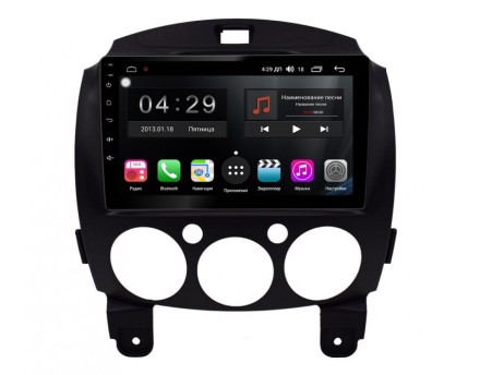 Магнитола на Андроид для Mazda 2, Demio (07-12) Winca S400 с 2K экраном SIM 4G